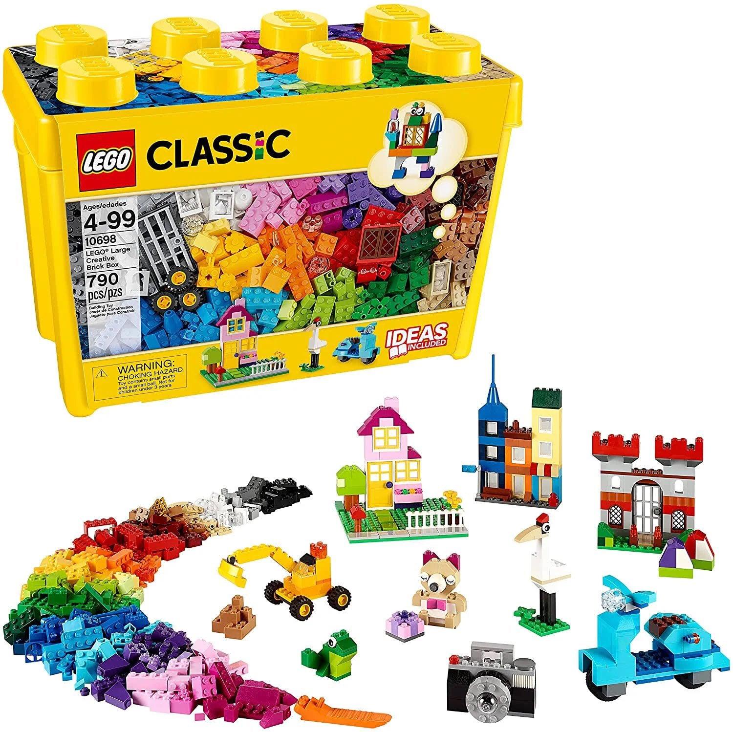 LEGO CLASSIC - CAIXA GRANDE DE PEÇAS CRIATIVAS 790 PEÇAS ORIGINAL