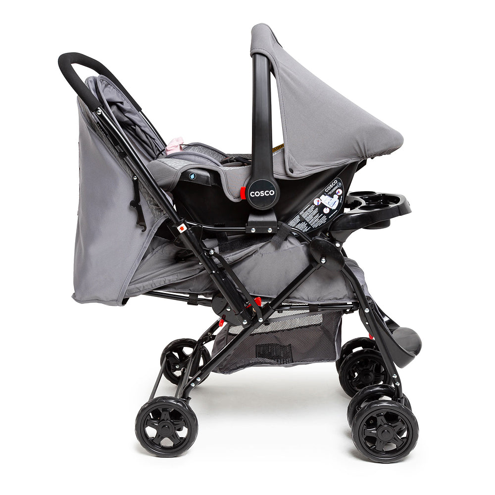 Conjunto Cosco - Carrinho com Bebê Comforto Travel System Reverse DUO