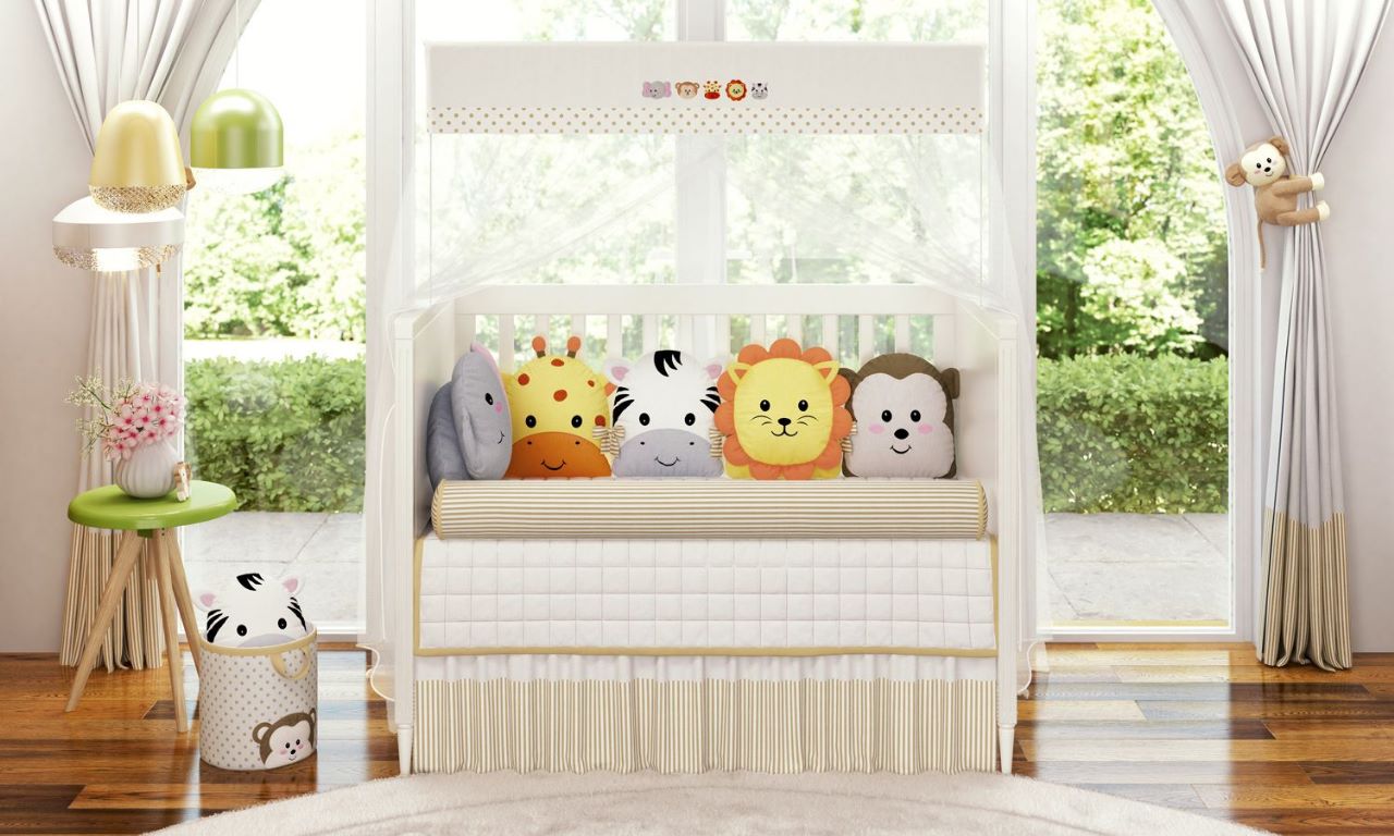 Kit Berço Amiguinhos Safári