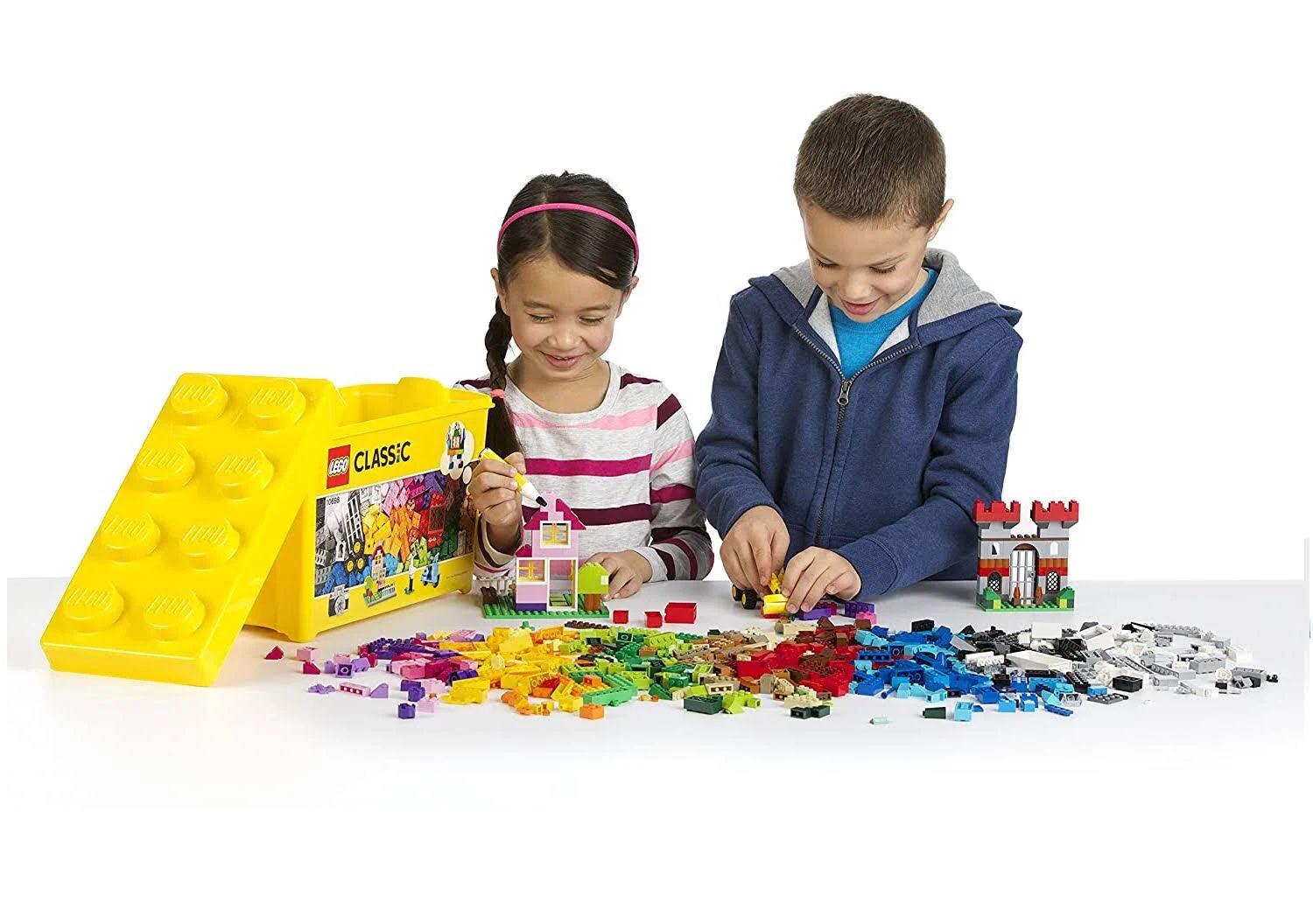 LEGO CLASSIC - CAIXA GRANDE DE PEÇAS CRIATIVAS 790 PEÇAS ORIGINAL