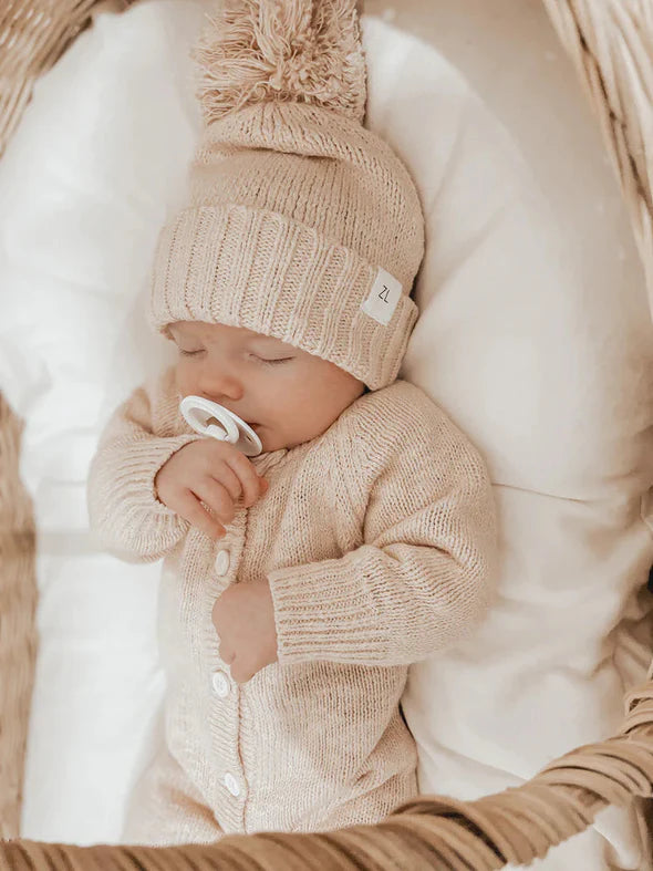 Conjunto Baby tricô ninho mini