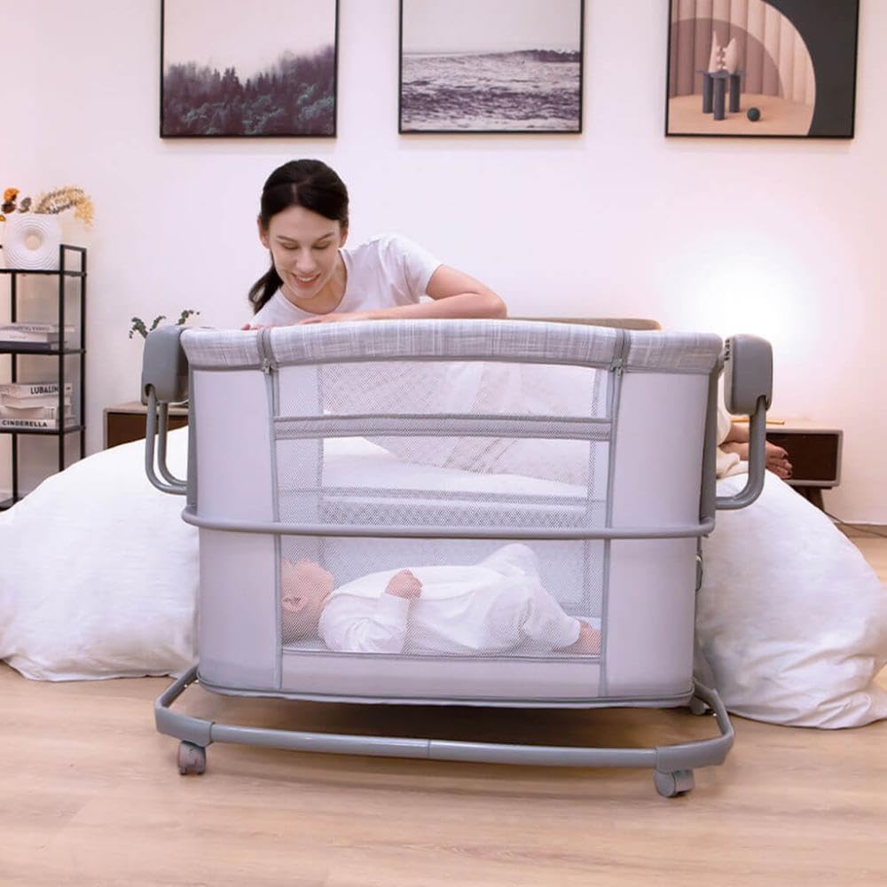 BERÇO BLUETOOTH BALANÇO AUTOMÁTICO DUAS ALTURAS