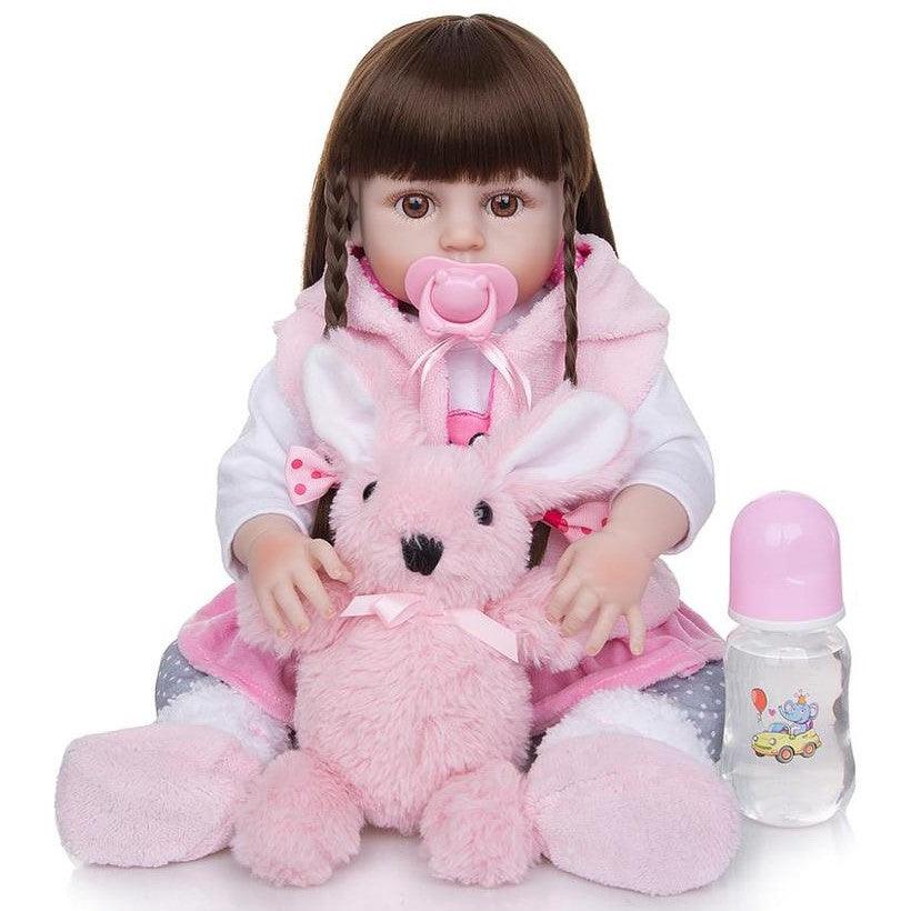 BEBÊ REBORN MARI COM COELHINHO