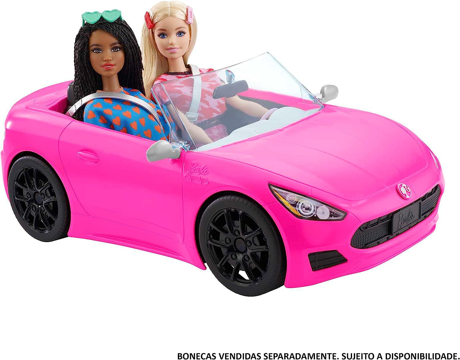 Barbie Boneca Carro Conversível para crianças a partir de 3 anos