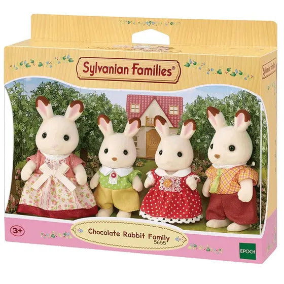 Sylvanian Families Família Dos Coelhos Chocolate