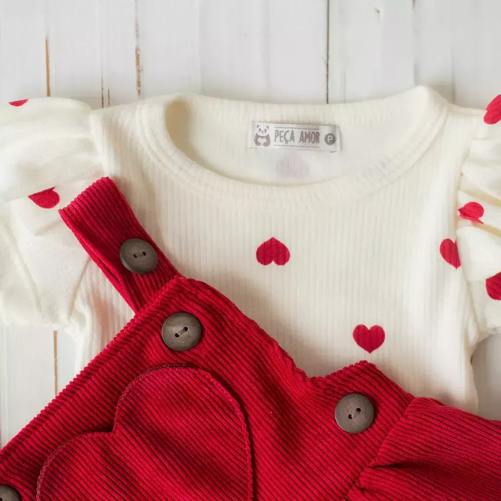 Conjunto Salopete Love