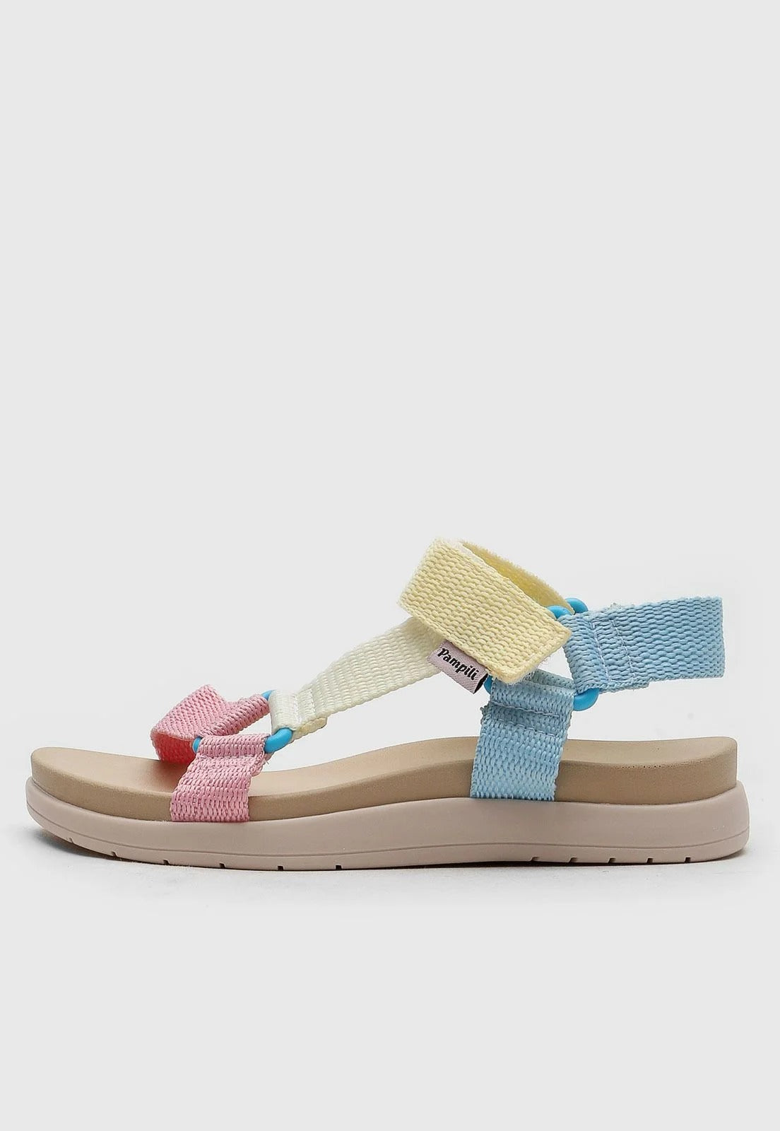 Sandália Papete Infantil Fly Colorida Pampili