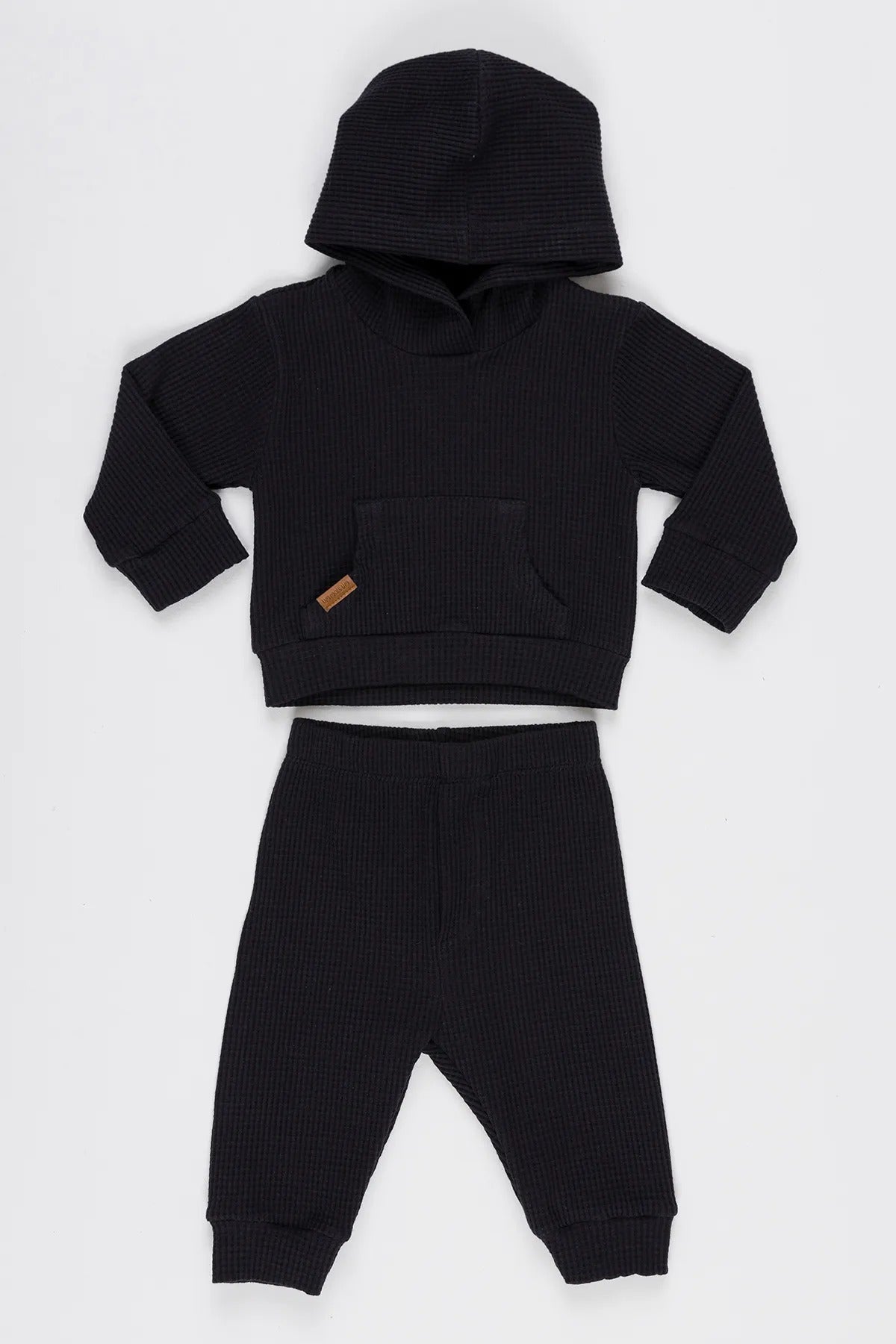 Conjunto Bebê Abrigo de Malha Texturizada