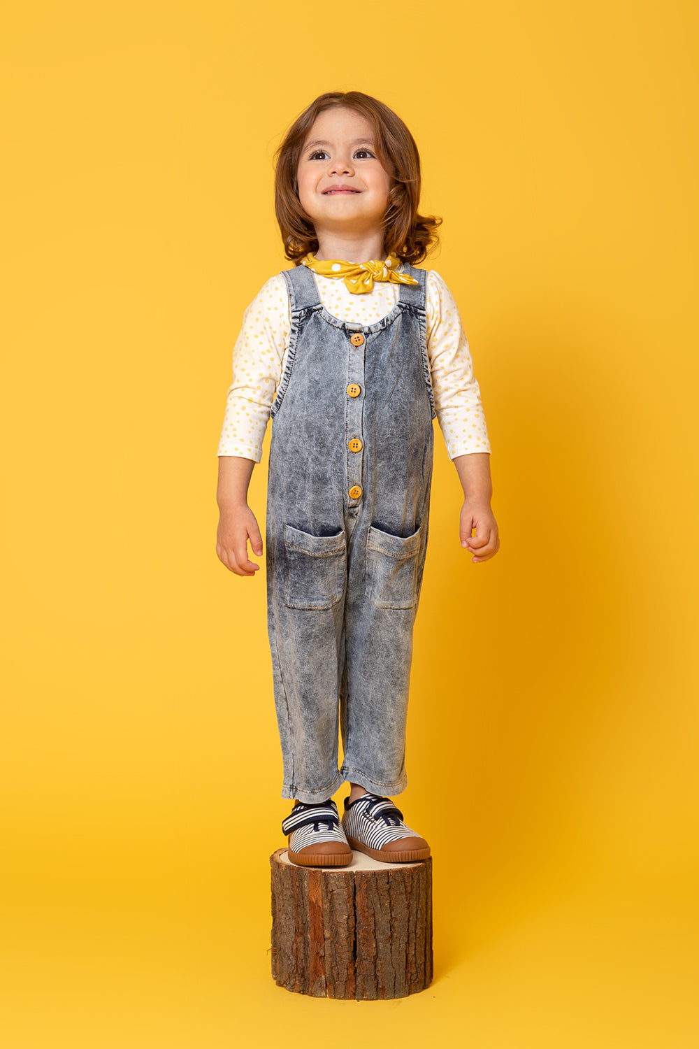 Macacão Baby Wash Denim