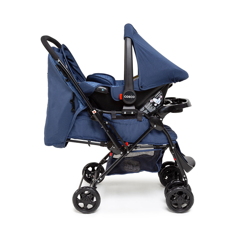Conjunto Cosco - Carrinho com Bebê Comforto Travel System Reverse DUO