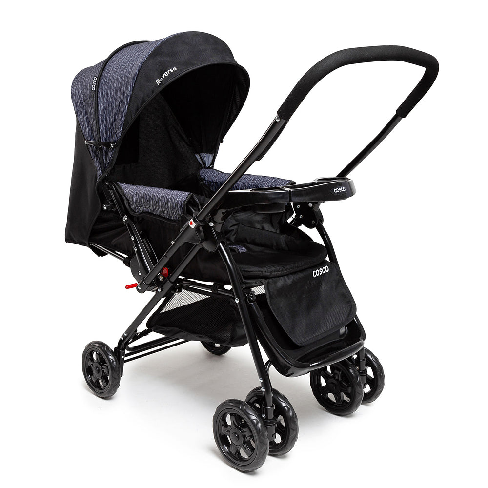 Conjunto Cosco - Carrinho com Bebê Comforto Travel System Reverse DUO