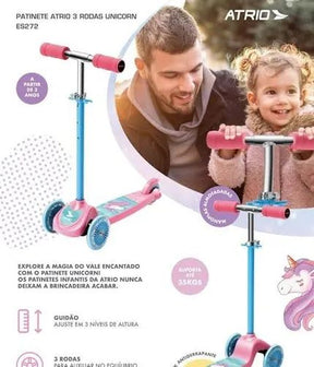 Patinete 3 Rodas Com Luzes Cks
