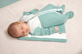 Saída Maternidade Paraiso Tricô Leve 3 Peças Masculino