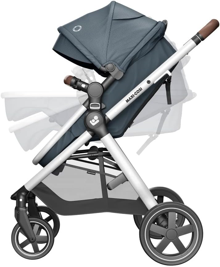 Conjunto Maxi Cosi - Carrinho com Bebê Conforto Travel System Reverse