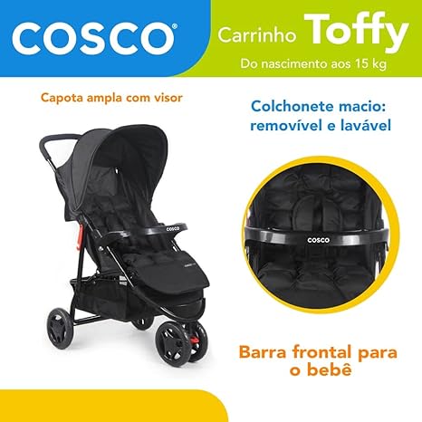 Conjunto Cosco - Travel System Toffy