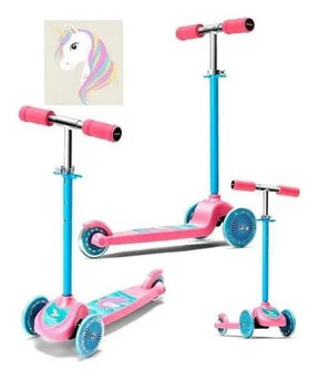 Patinete 3 Rodas Com Luzes Cks