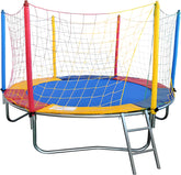 Cama Elástica - Trampolim Pula Pula Com Escada E Rede