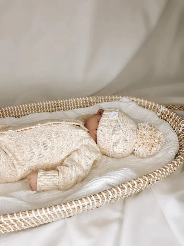 Conjunto Baby tricô ninho mini