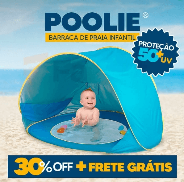 Barraca de praia infantil