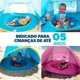 Barraca de praia infantil