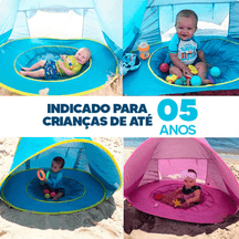 Barraca de praia infantil
