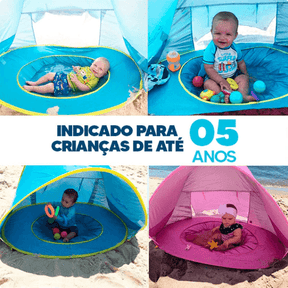 Barraca de praia infantil