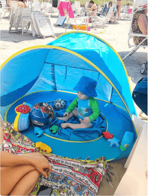 Barraca de praia infantil