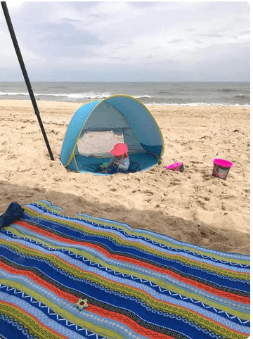 Barraca de praia infantil