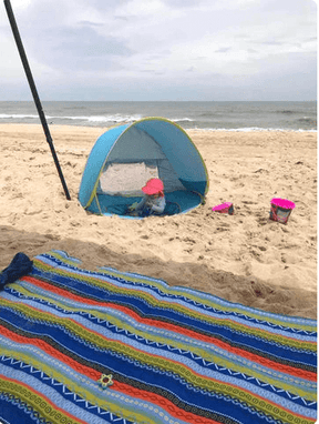 Barraca de praia infantil