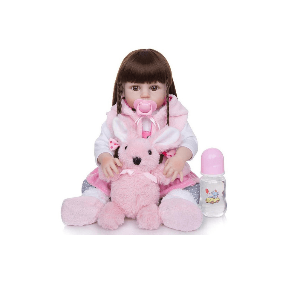 BEBÊ REBORN MARI COM COELHINHO