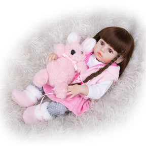 BEBÊ REBORN MARI COM COELHINHO