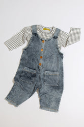 Macacão Baby Wash Denim