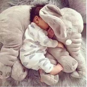 ALMOFADA ELEFANTE SONINHO  60CM TRAVESSEIRO BEBÊ ANTIALÉRGICO