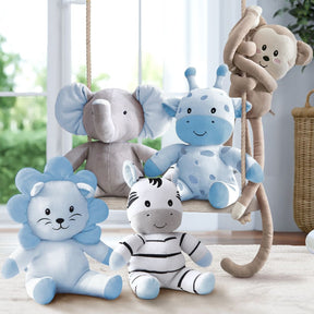 Bichinhos de Pelúcia Amiguinhos Safári 5 Peças