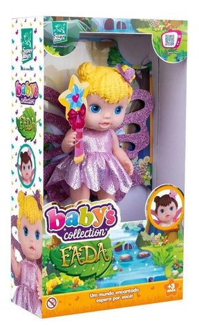 Boneca Baby Collection Alive Fada Grande