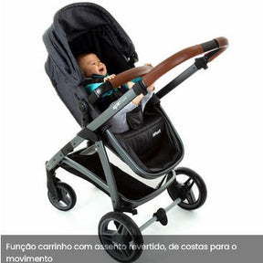 Conjunto Maxi Cosi - Carrinho com Bebê Conforto Travel System Reverse