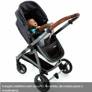 Conjunto Maxi Cosi - Carrinho com Bebê Conforto Travel System Reverse