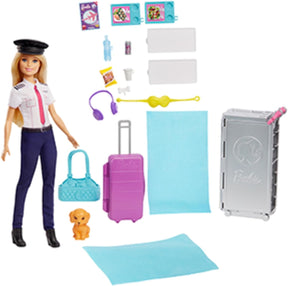 Boneca Barbie Brooklyn Pilota De Avião Jatinho De Aventura