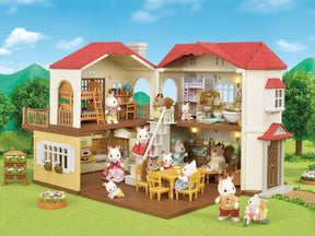 Playset Sylvanian Families Casa Telhado Vermelho