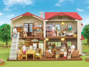 Playset Sylvanian Families Casa Telhado Vermelho