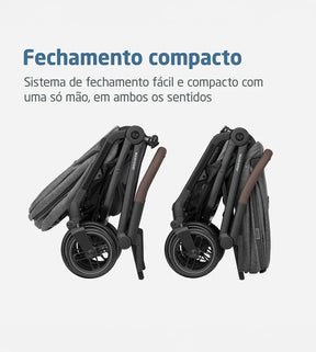Carrinho Travel System Leona 2 TS TRIO Exclusivo Site