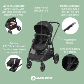 Carrinho Maxi Cosi - Travel System Anna 3 TS TRIO