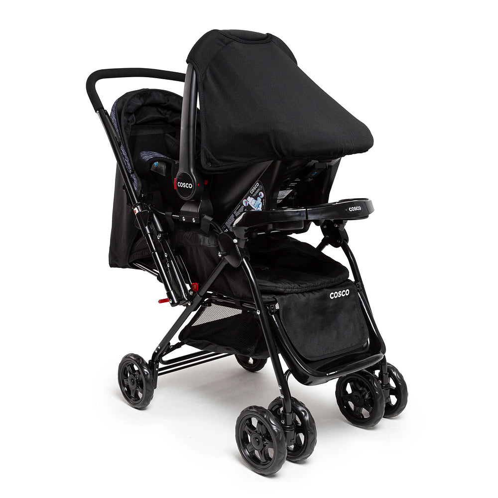Conjunto Cosco - Carrinho com Bebê Comforto Travel System Reverse DUO