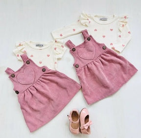 Conjunto Salopete Love Rosê