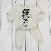 Conjunto Moletom Mickey Cinza
