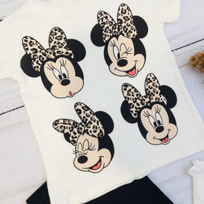 Conjunto Minnie Animal Print
