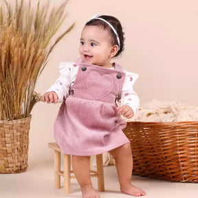 Conjunto Salopete Love Rosê