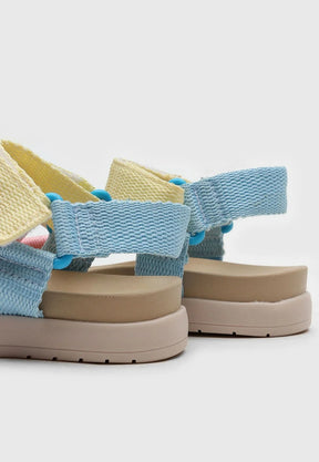 Sandália Papete Infantil Fly Colorida Pampili