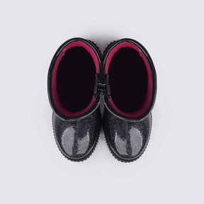 Bota Infantil Menina Pampili Candy Miçangas Preta