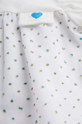 Conjunto Infantil para Bebê Nata em Voil com Malha e short em Tricoline